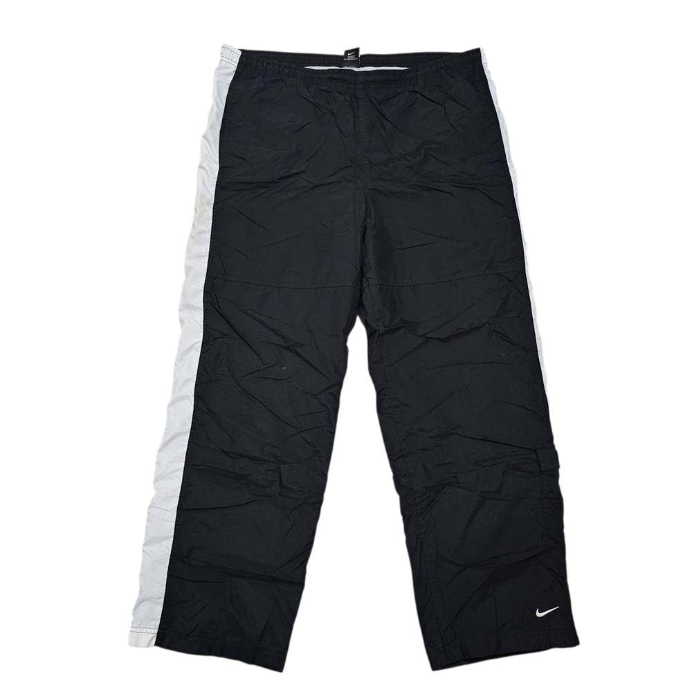 Nike Black Track Pants with White Stripe